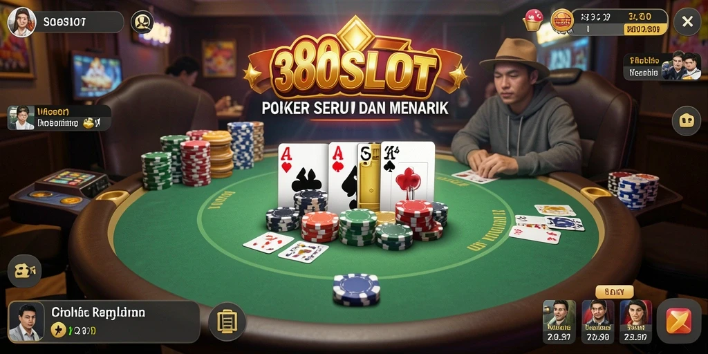 Screenshot 380SLOT menampilkan aksi seru permainan Poker.