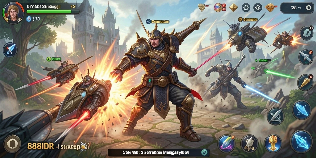 Screenshot gameplay <strong>888IDR</strong> dengan strategi yang mendebarkan.