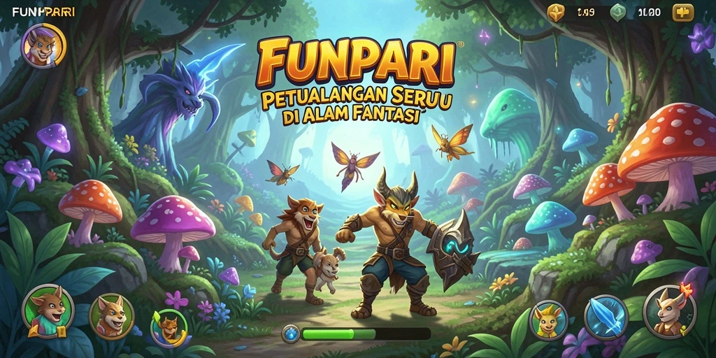 Tampilan gameplay seru dengan aksi petualangan yang mendebarkan.
