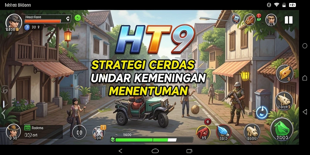 Tangkapan layar menampilkan pertempuran strategi yang intens dan dinamis.