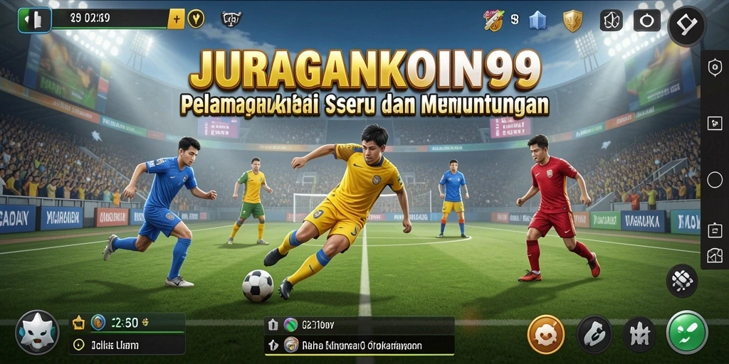 Tampilan gameplay seru di JURAGANKOIN99 dengan karakter beraksi.