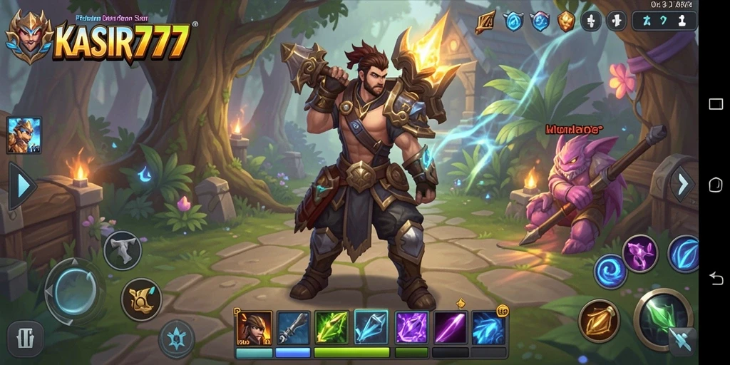 Screenshot gameplay KASIR777 menampilkan pertarungan seru dalam dunia ARPG.