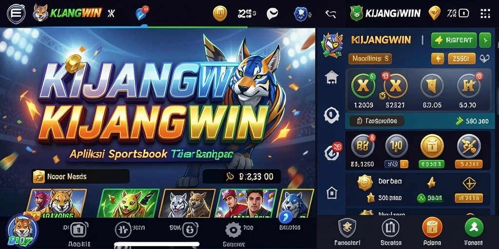 Tampilan antarmuka KIJANGWIN saat mengambil taruhan olahraga.