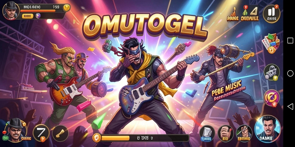 Tampilan gameplay OMUTOGEL yang menarik dan interaktif.