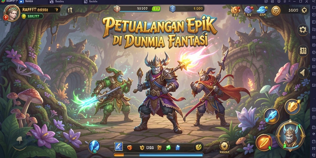 Tampilan menarik dari gameplay petualangan RAFFI777.